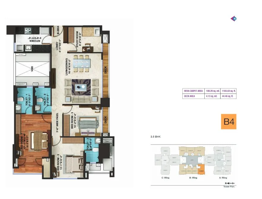 Adani Heights B4 Plan