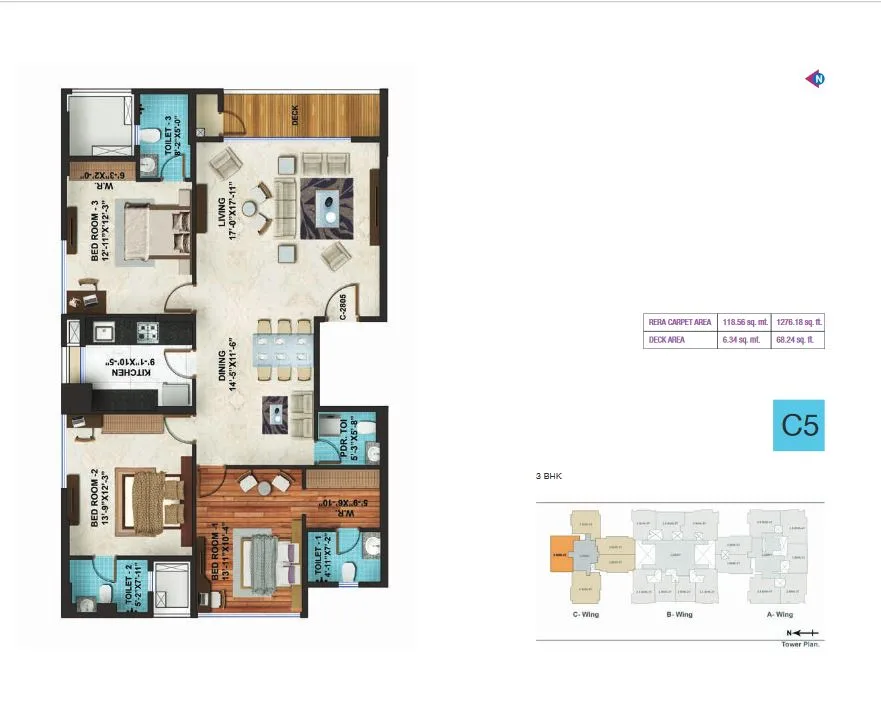 Adani Heights C5 Plan