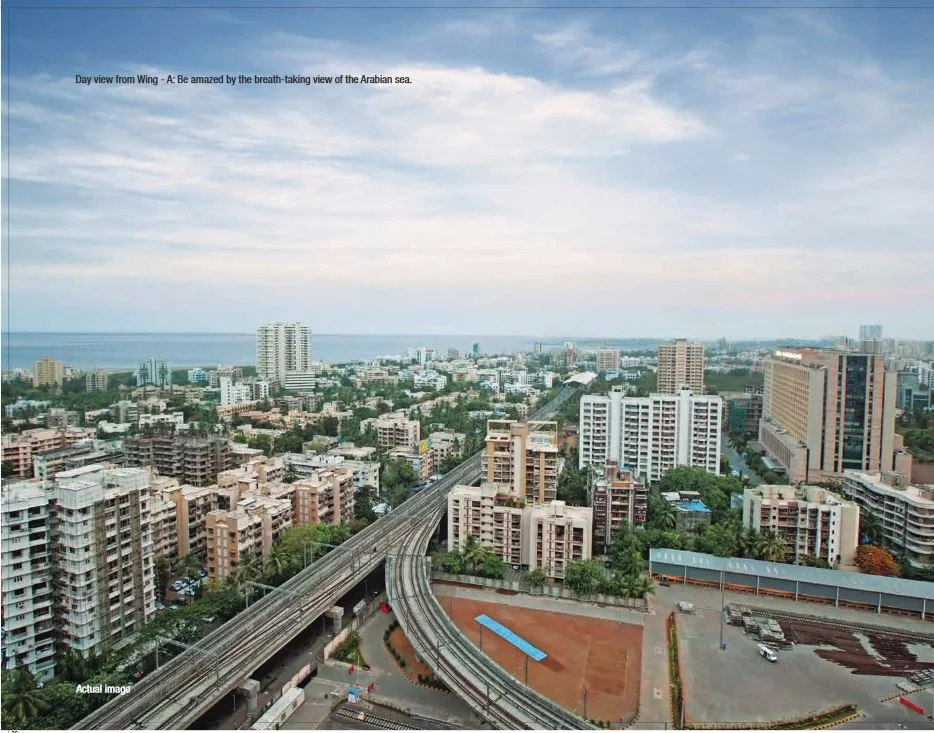 Adani Heights Day View from Wing A