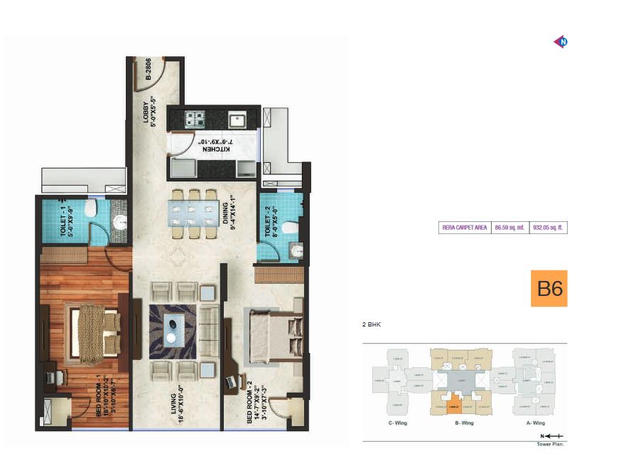 Adani Heights B6 Plan