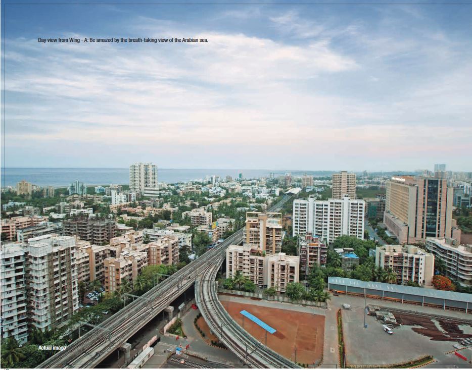 Adani Heights Day View from Wing A