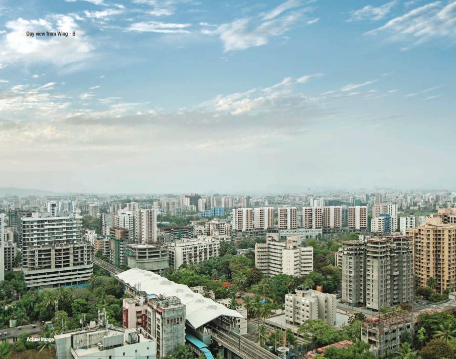 Adani Heights Day View from Wing B