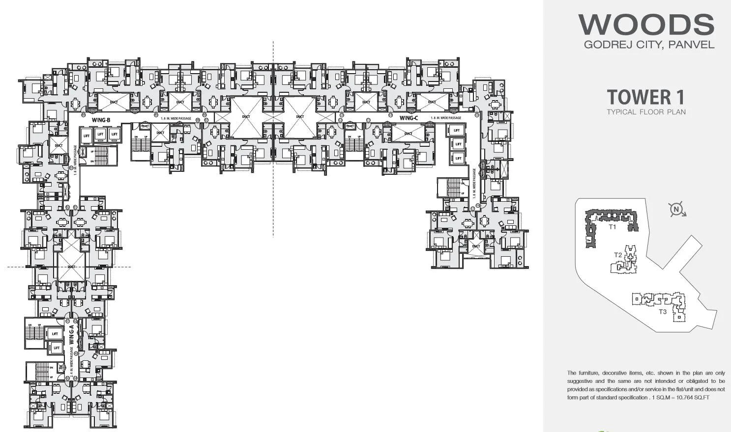 0 Godrej Woods Tower 1 Plans