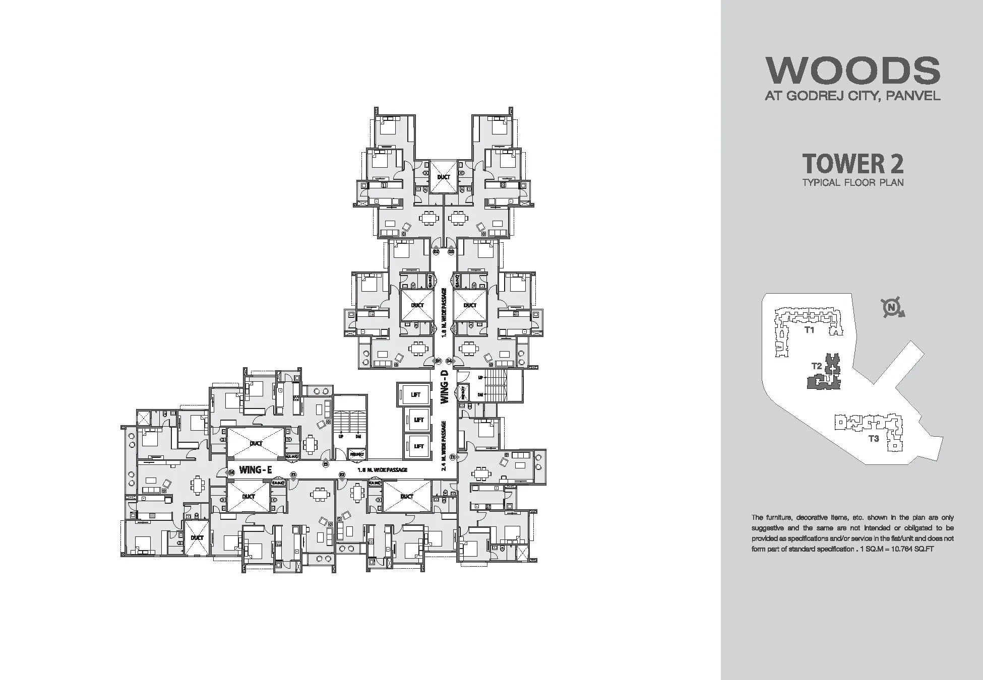 1 Godrej Woods Tower 2 Plans