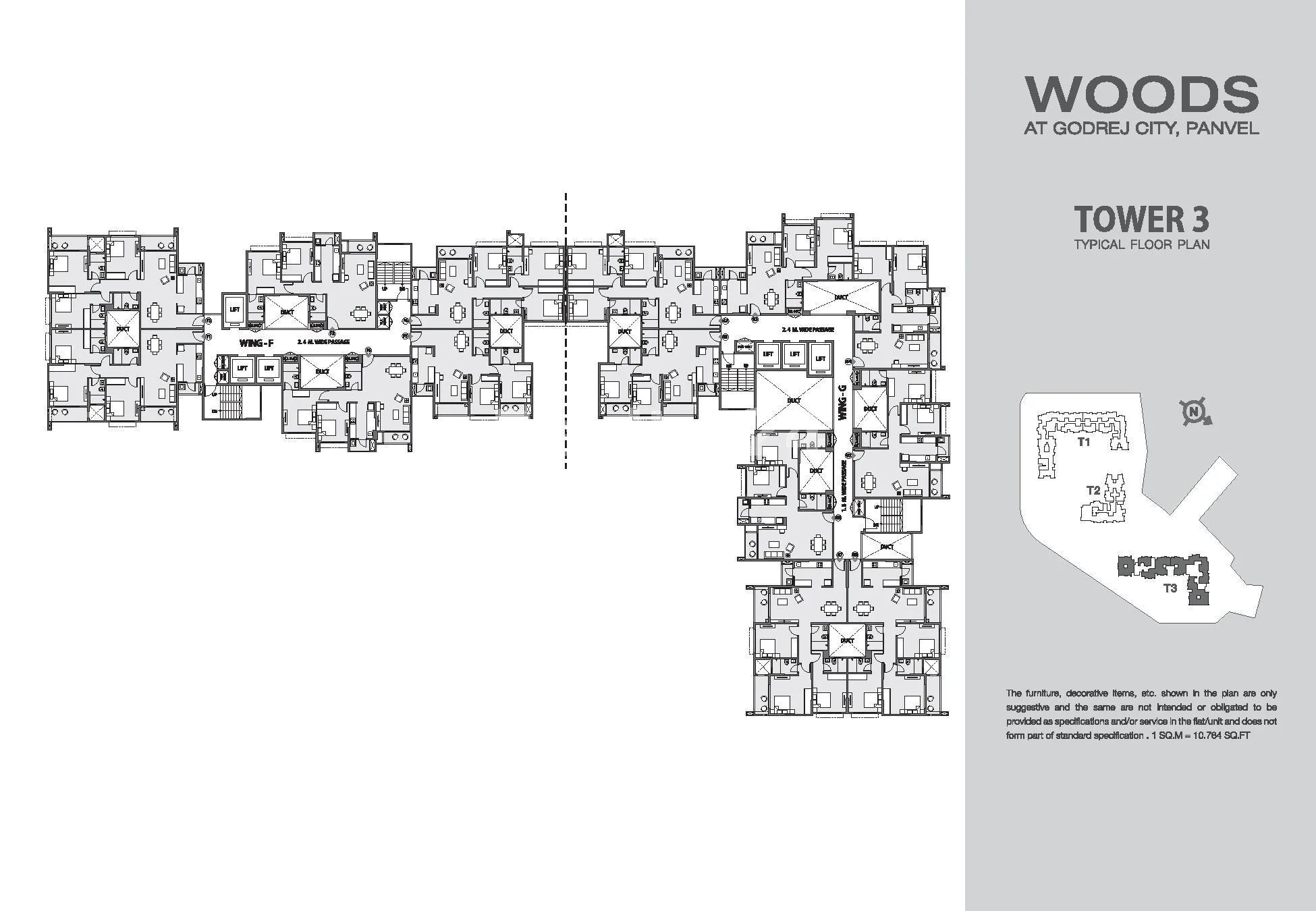3 Godrej Woods Tower 3 Plans