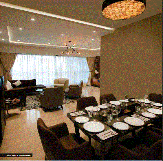 Celestia Spaces  Peninsula Living-Dining