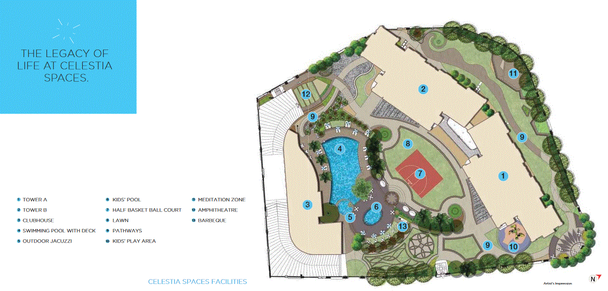 Celestia Spaces  Peninsula Master Layout
