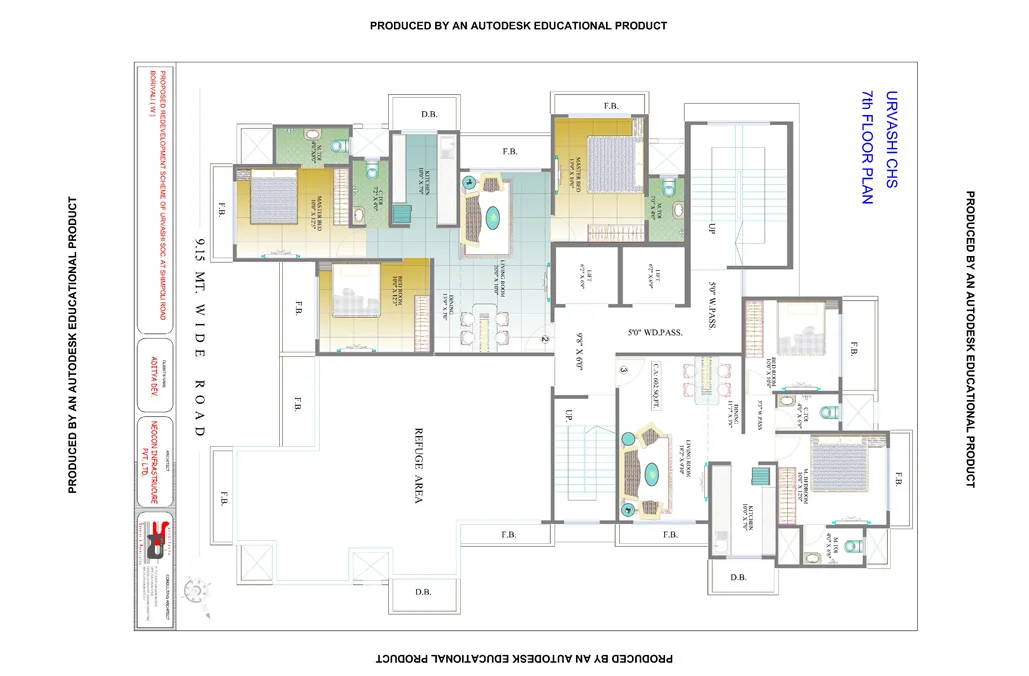 7 th Floor plan