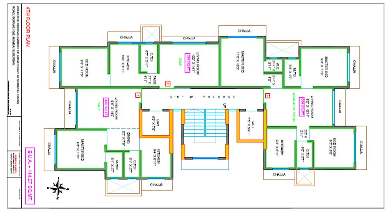 4th Floor Plan