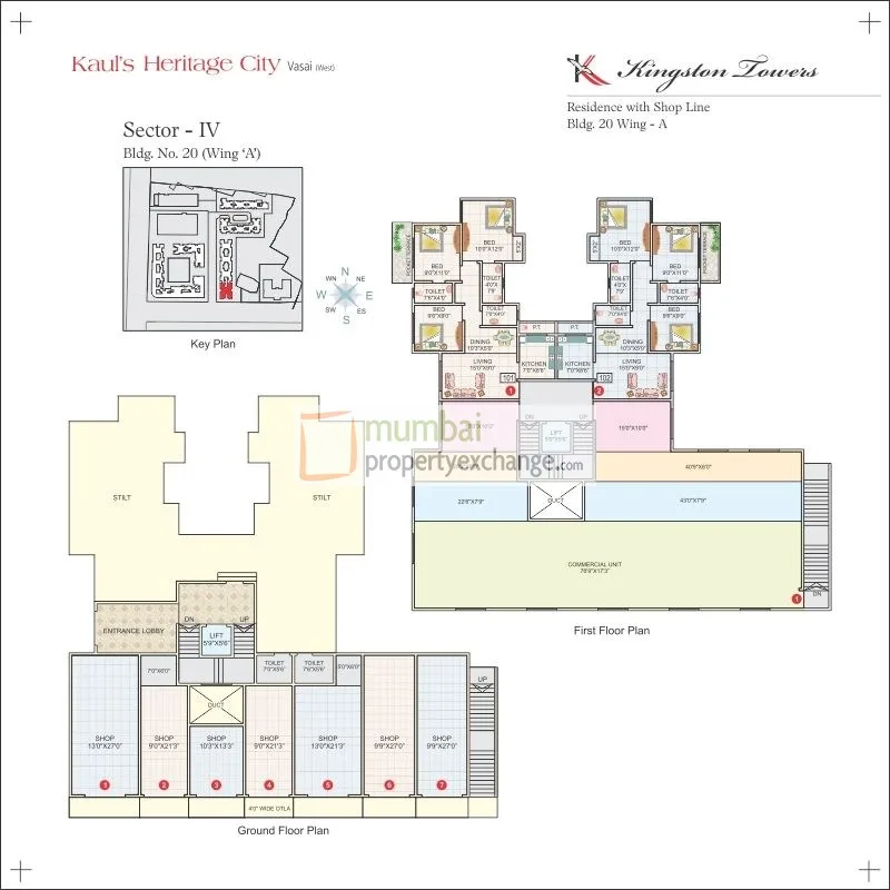 Kingston Towers, Vasai — Floor plan 1