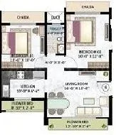 2BHK Plan