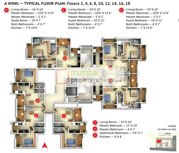 3BHK Flats for Sale in Darvesh Horizon, Dahisar East