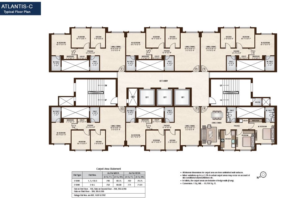 9784_oth_Atlantis_Typical_Floor_Plan_Wing_C