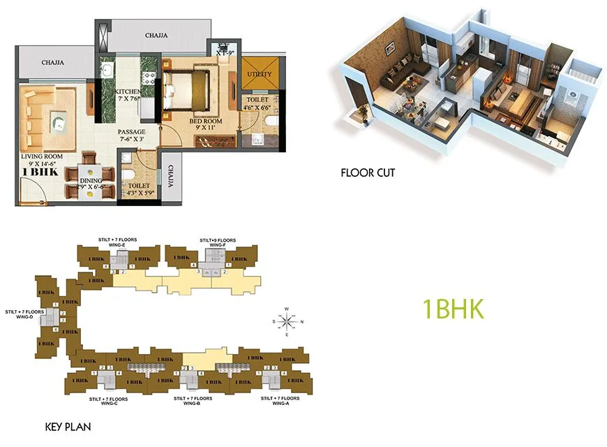 1BHK Plan