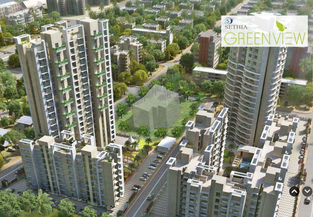 1 BHK Flats for Sale in Sethia Green View, Goregaon West