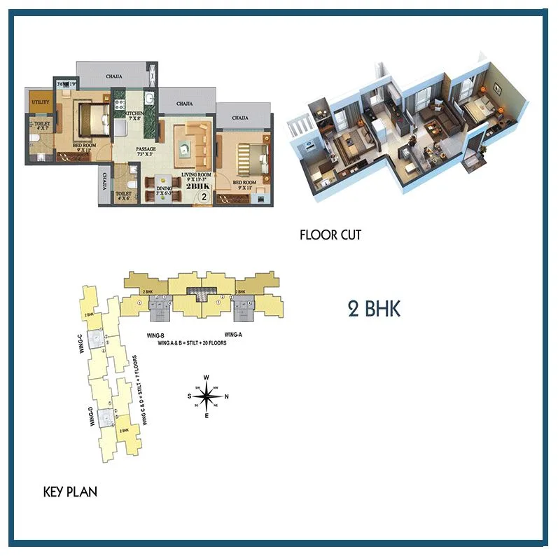 2BHK Plan