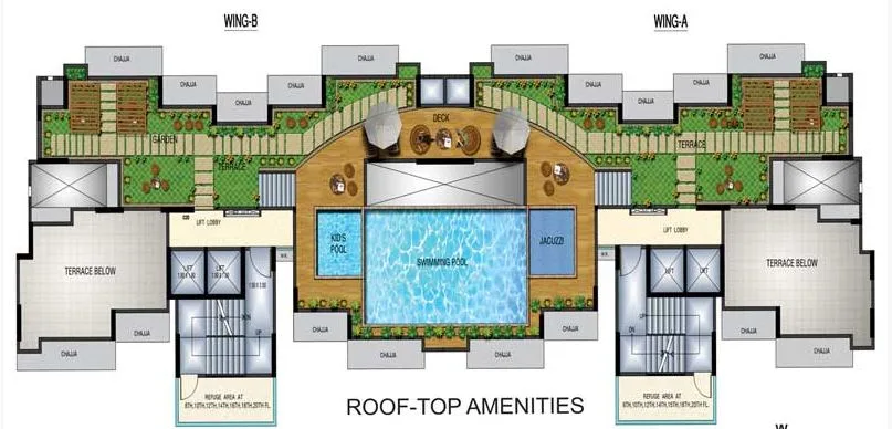 Roof top amenities