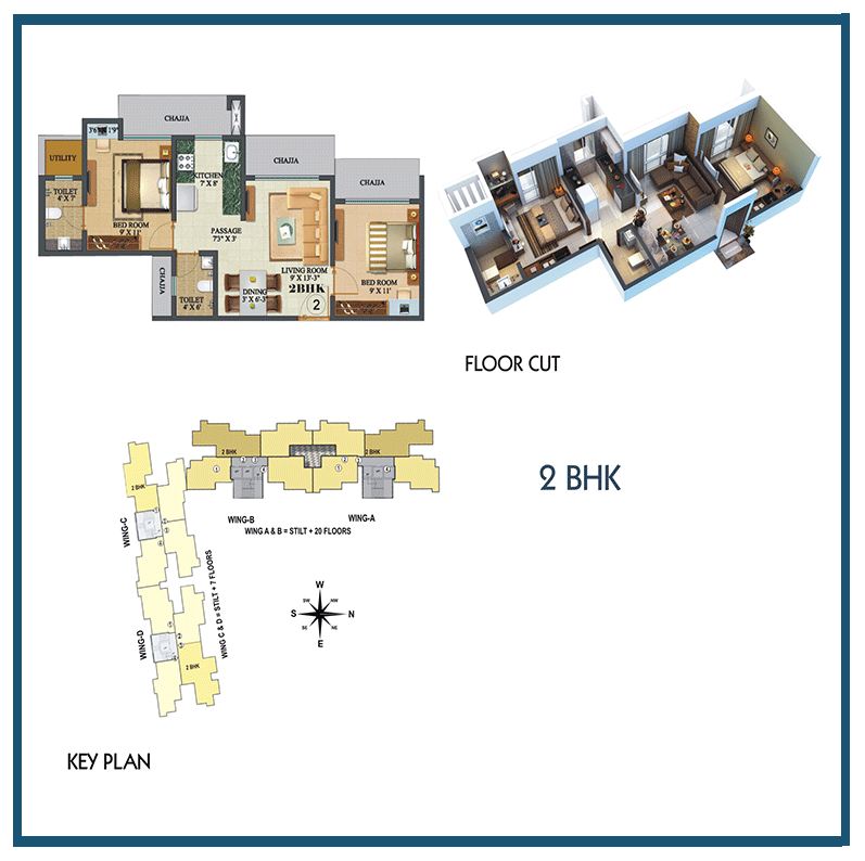 2BHK Plan