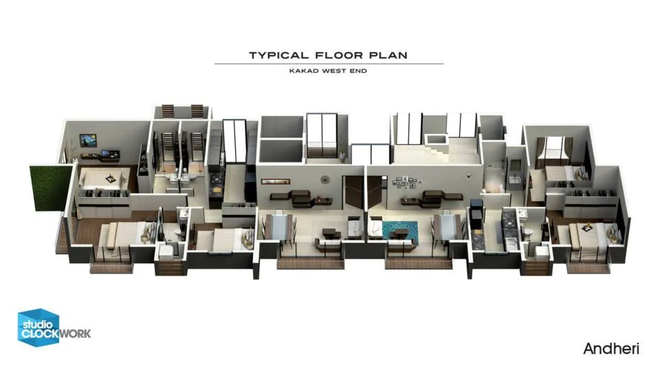 Kakad West End Typical Floor Plan