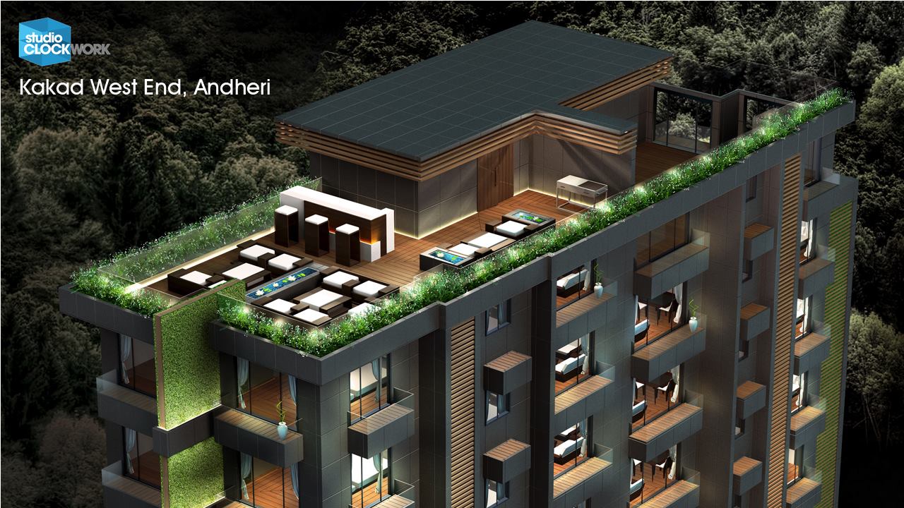 Kakad West End Terrace View