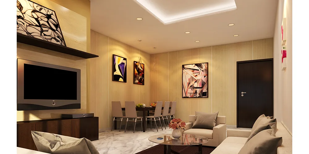 Swaroop Residency Living-Dining