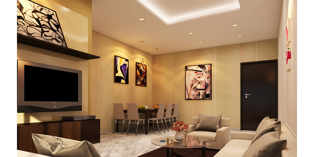Swaroop Residency Living-Dining