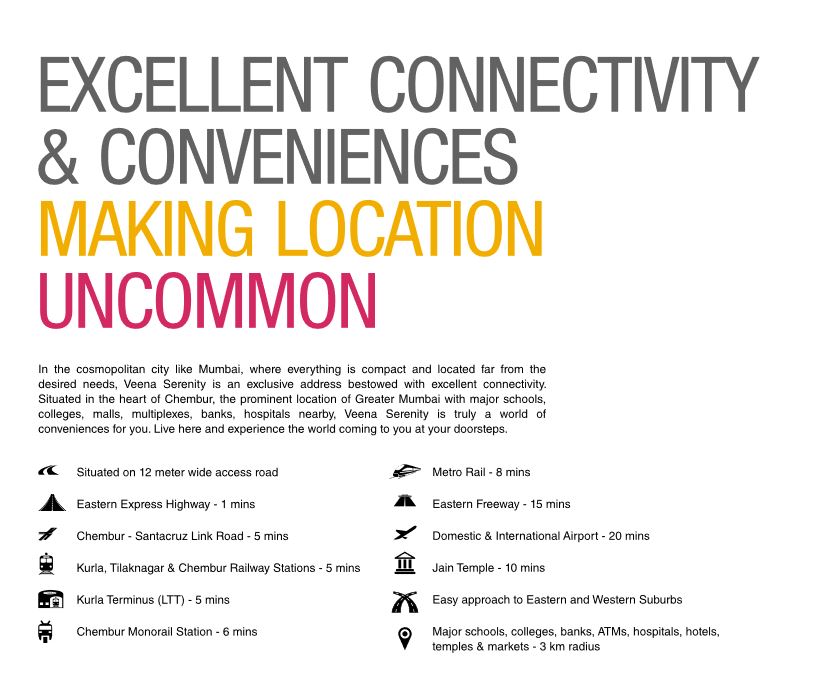 Veena Serenity Location Connectivity