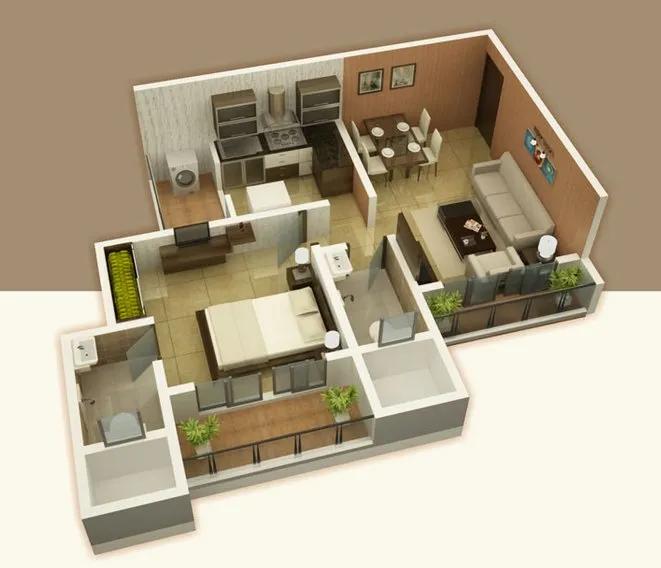 3 BHK Flats on Rent in Rameshwaram Apartment, Dahisar East