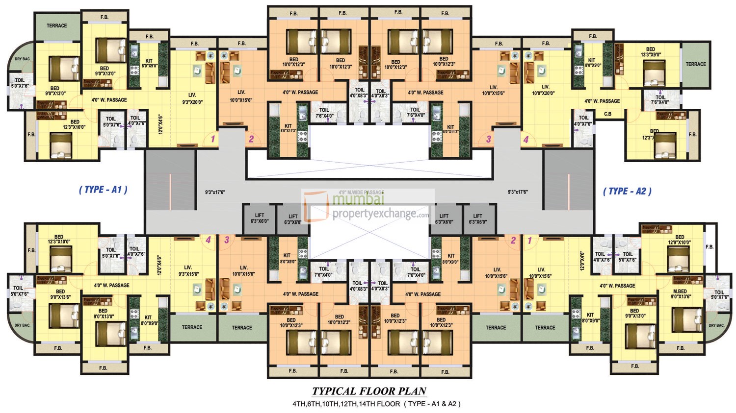 Even Floor Plan