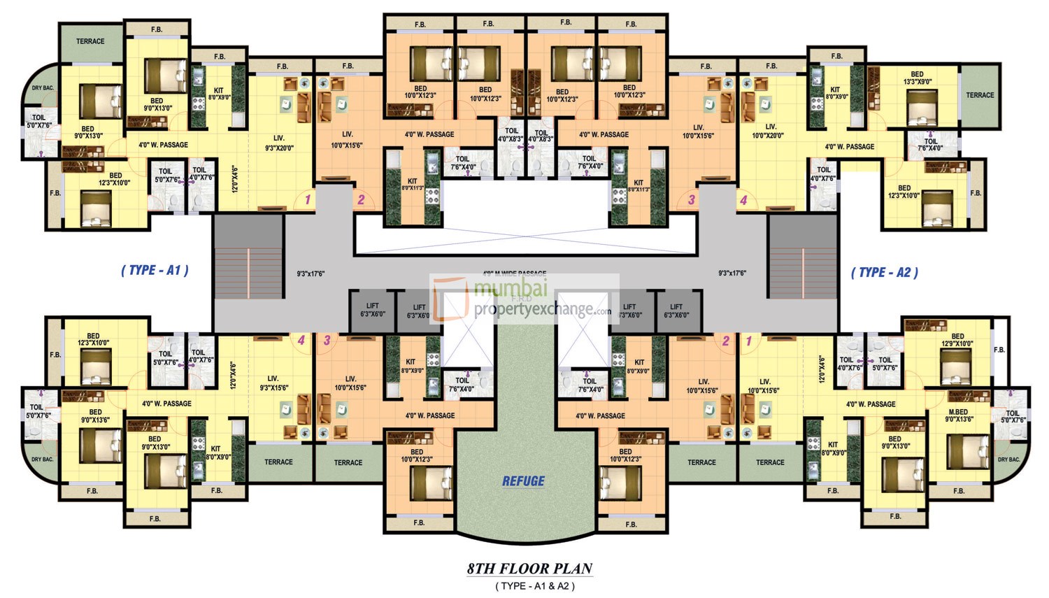 8th Floor plan