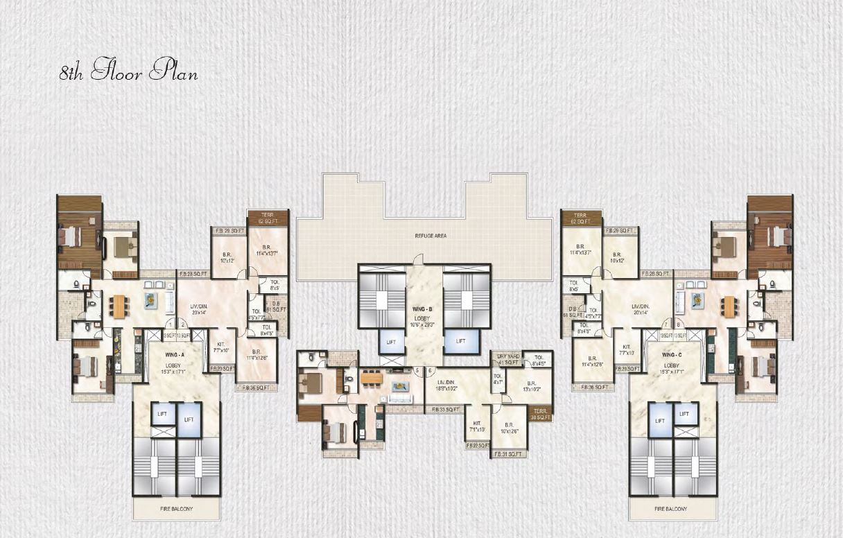 Alvario 8th floor plan