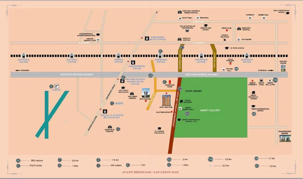 Avant Heritage Location