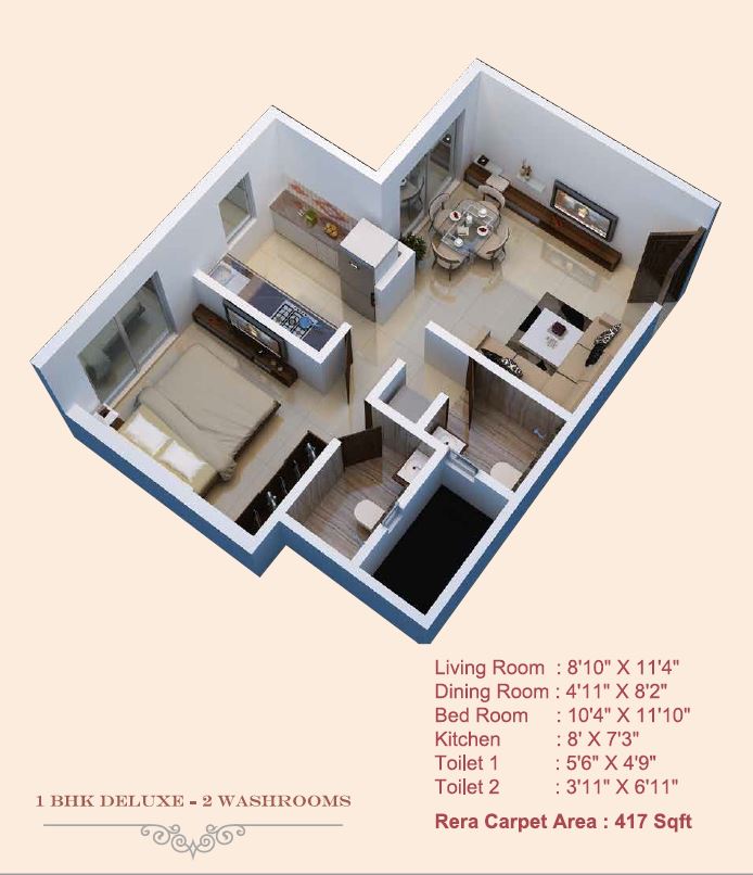 Avant Heritage 1BHK Deluxe