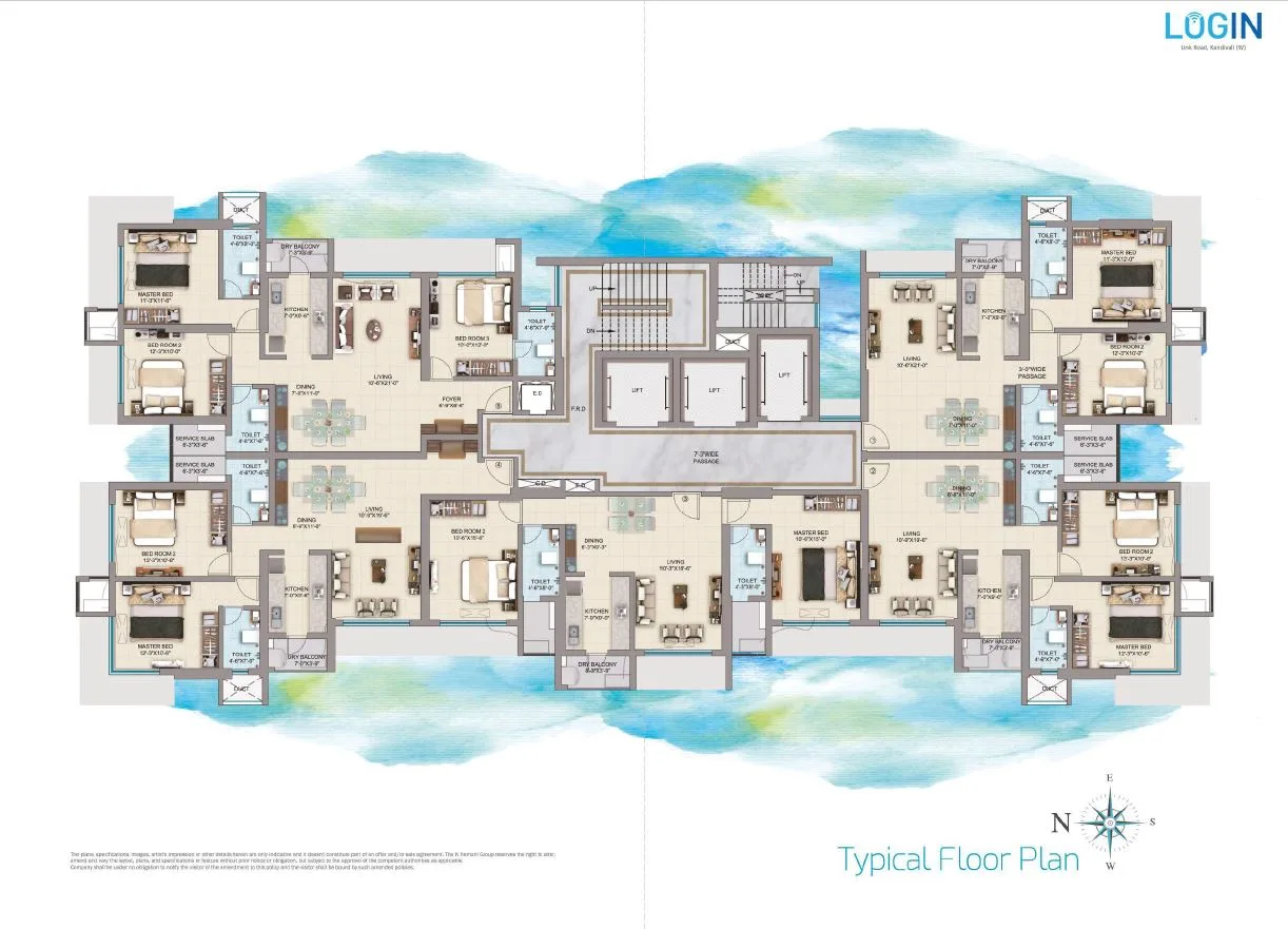 Login Typical Floor Plan