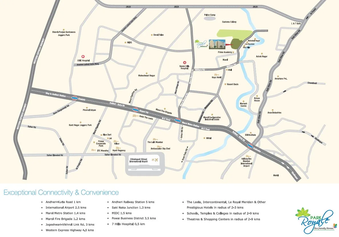 Prak Royale Location Connectivity