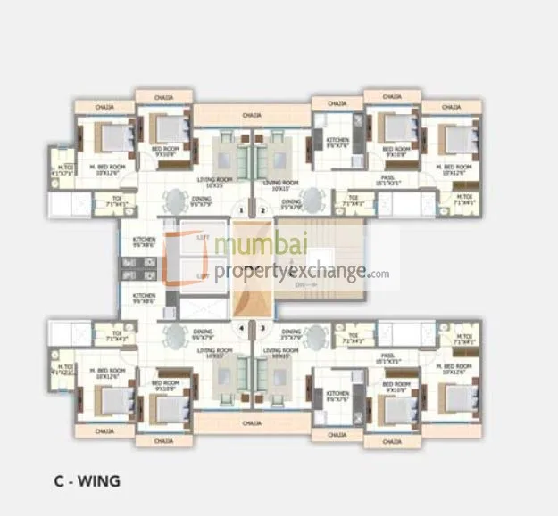 C wing Floor Plan