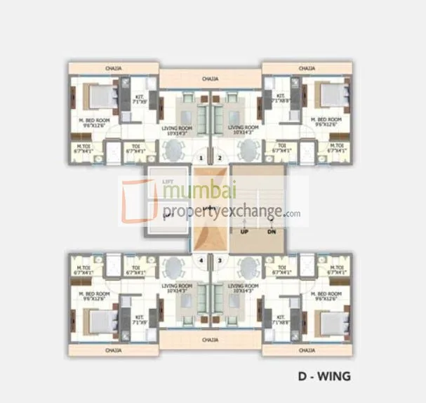 D wing Floor Plan