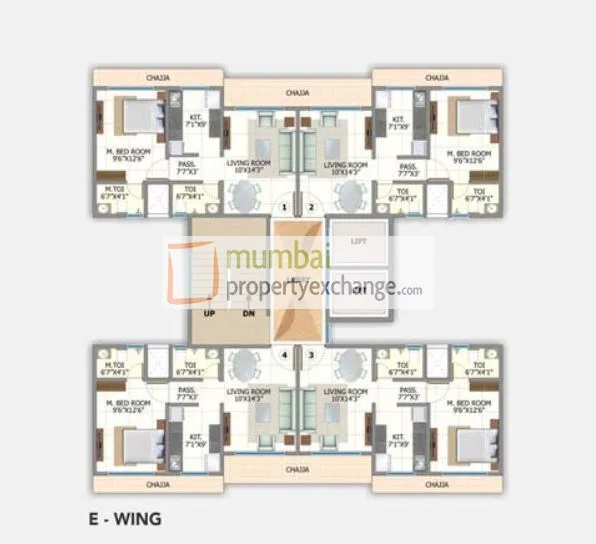 E wing Floor Plan