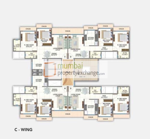 C wing Floor Plan