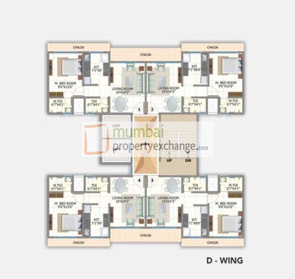 D wing Floor Plan