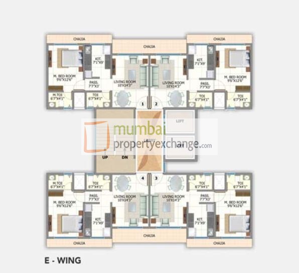 E wing Floor Plan