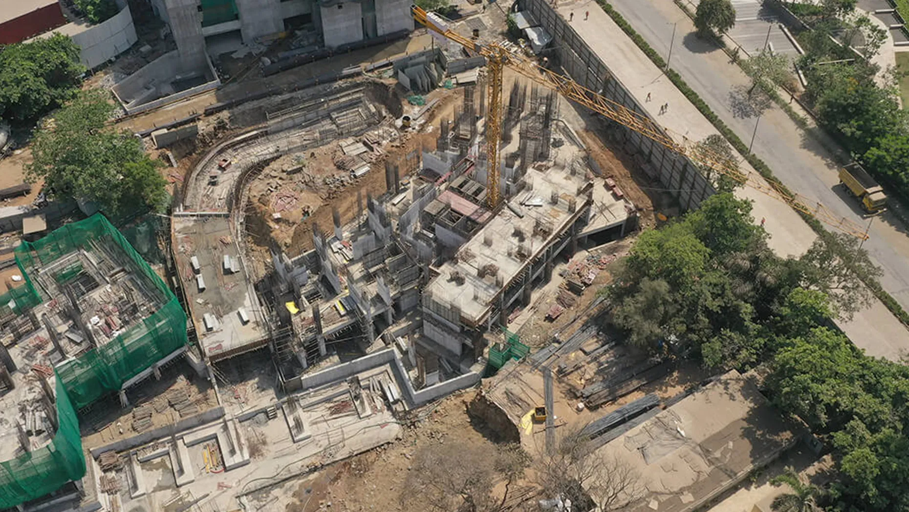 Construction update: Tower A August 2026 RCC work completed up to the P2 Slab — photo 2