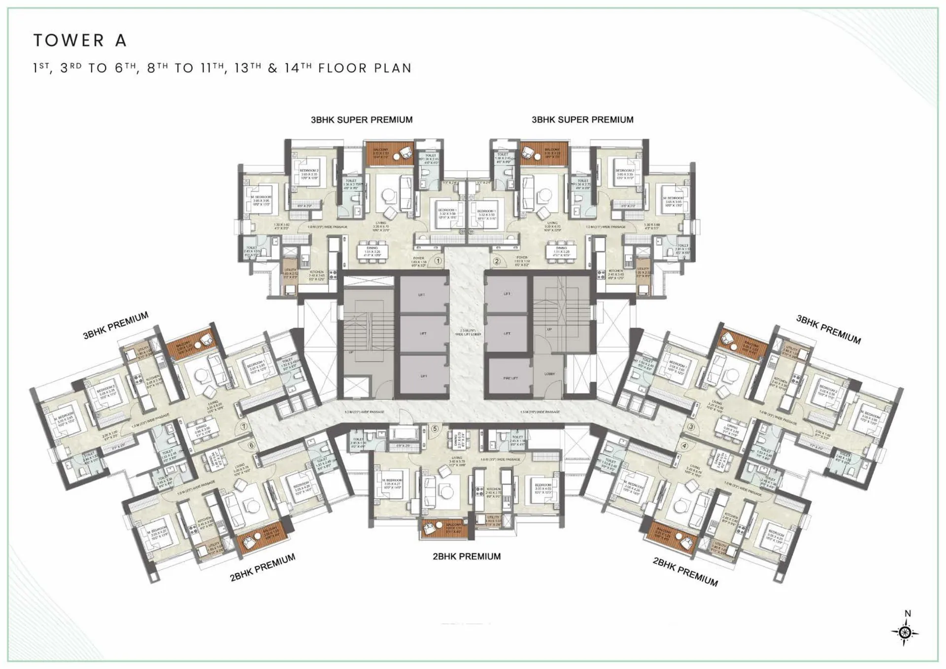 Kalpataru Estella, Thane West — floor plan 1