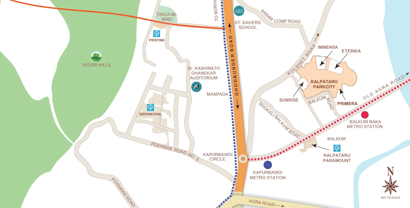 Official location map - illustrative, not to scale