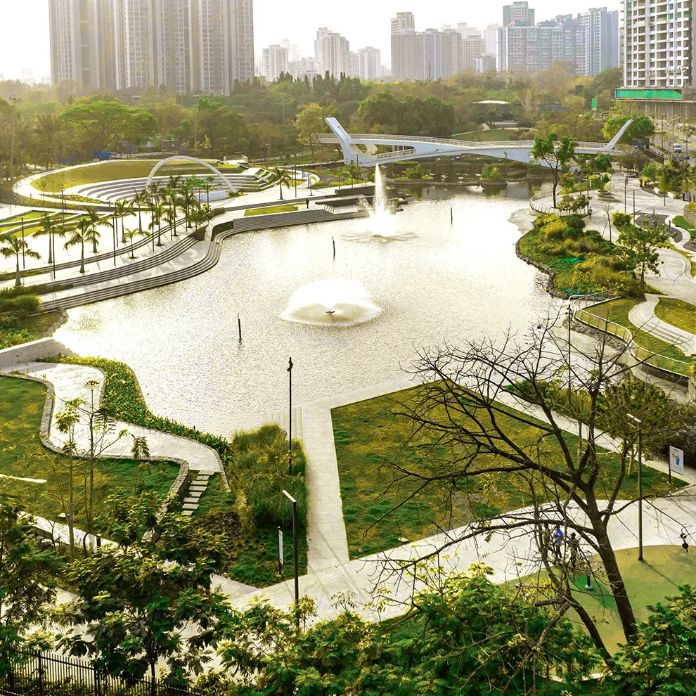 Namo Grand Central Park (developer visual, illustrative unless marked actual)