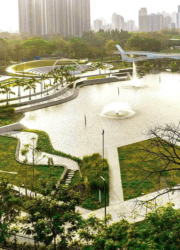 Namo Grand Central Park (developer visual, illustrative unless marked actual)