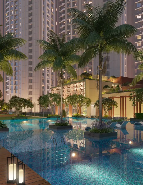 Expansive living: 60% open space across 9.36 acres (developer visual, illustrative unless marked actual)