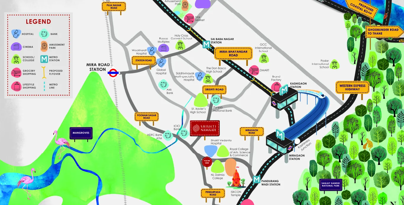 Official location map - illustrative, not to scale