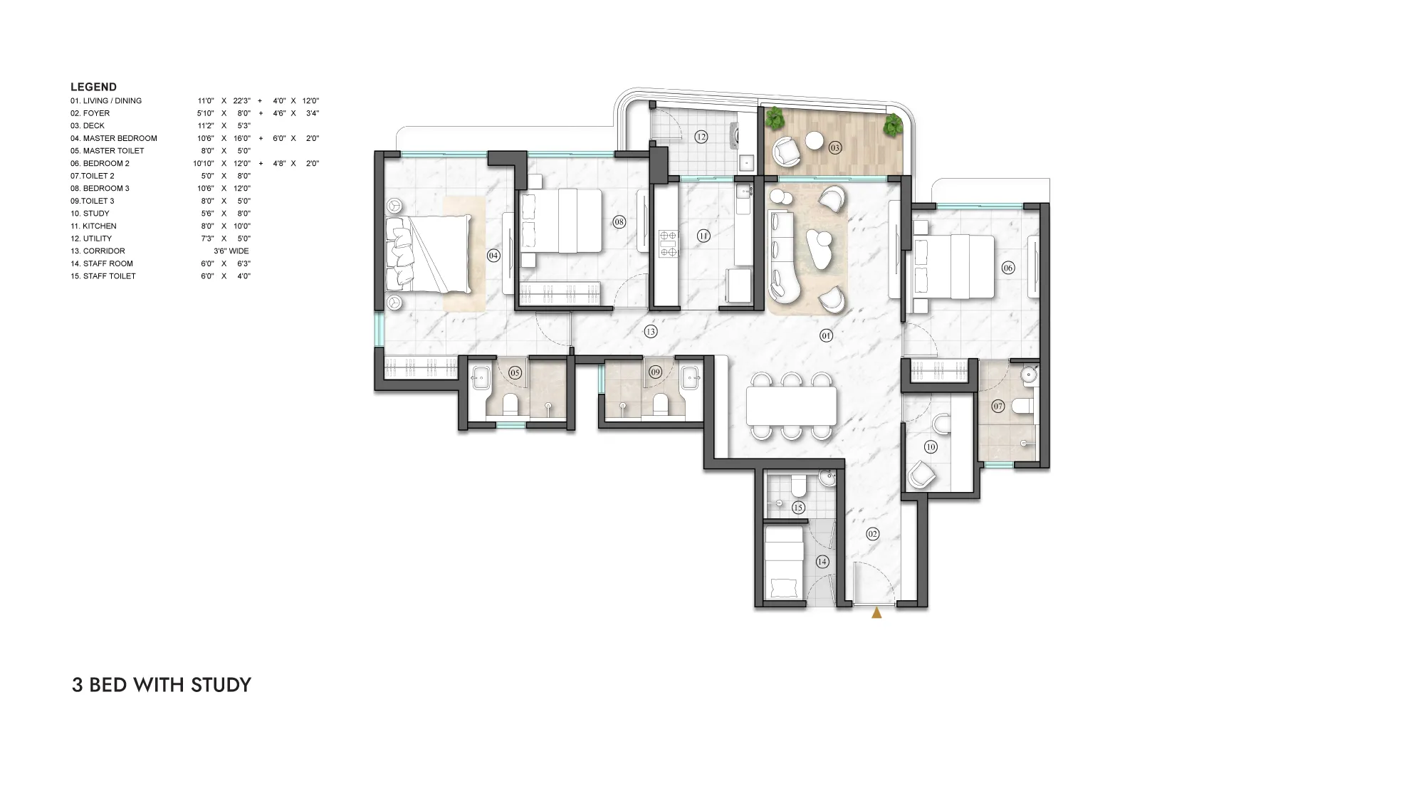 Lodha Stella, Thane West — floor plan 1