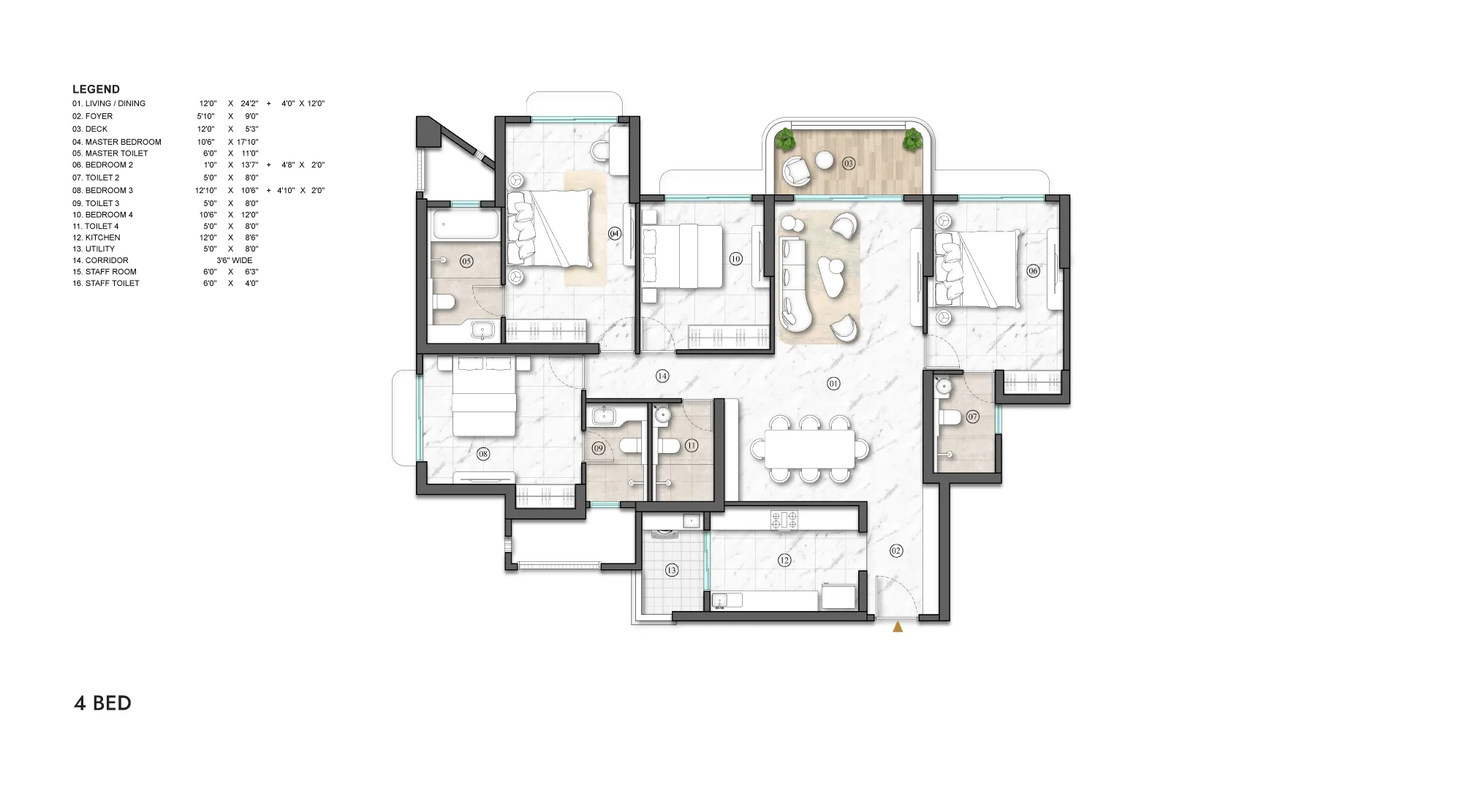 Lodha Stella, Thane West — floor plan 2